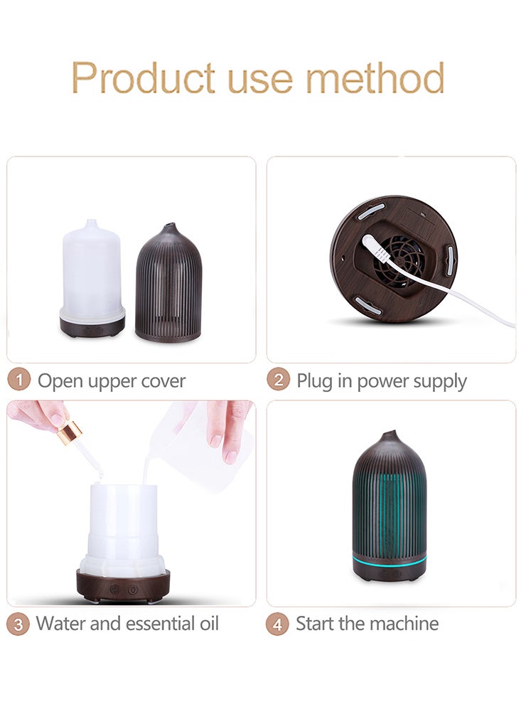 Perfii 200ml Ultrasonic Aroma Essential Oil Diffuser for Home, Bedroom and Office  - Image 3