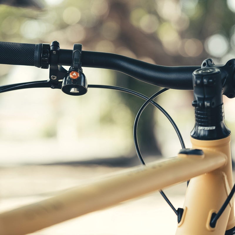 جرانيت جرس دراجة جبلية من الجرانيت مع وضع الضربة الواحدة وجرس دراجة وضع جرس البقر الثابت للدراجات الجبلية Bmx ودراجة الطريق وجرس دراجة الحصى لمقود 22.2 مم إلى 35 مم - Image 2