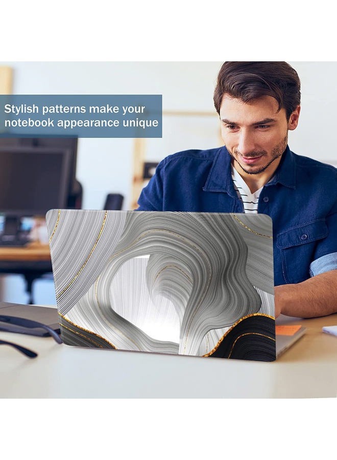 AORTDES Laptop Skin Sticker Decal 15-15.6 Inches, Universal Reusable Vinyl Sticker for 12.1 13 13.3 14 15.4 Inches Netbook/Notebook PC, Waterproof & Scratch-Resistant (Ocean Blue - Gradient) - Image 5