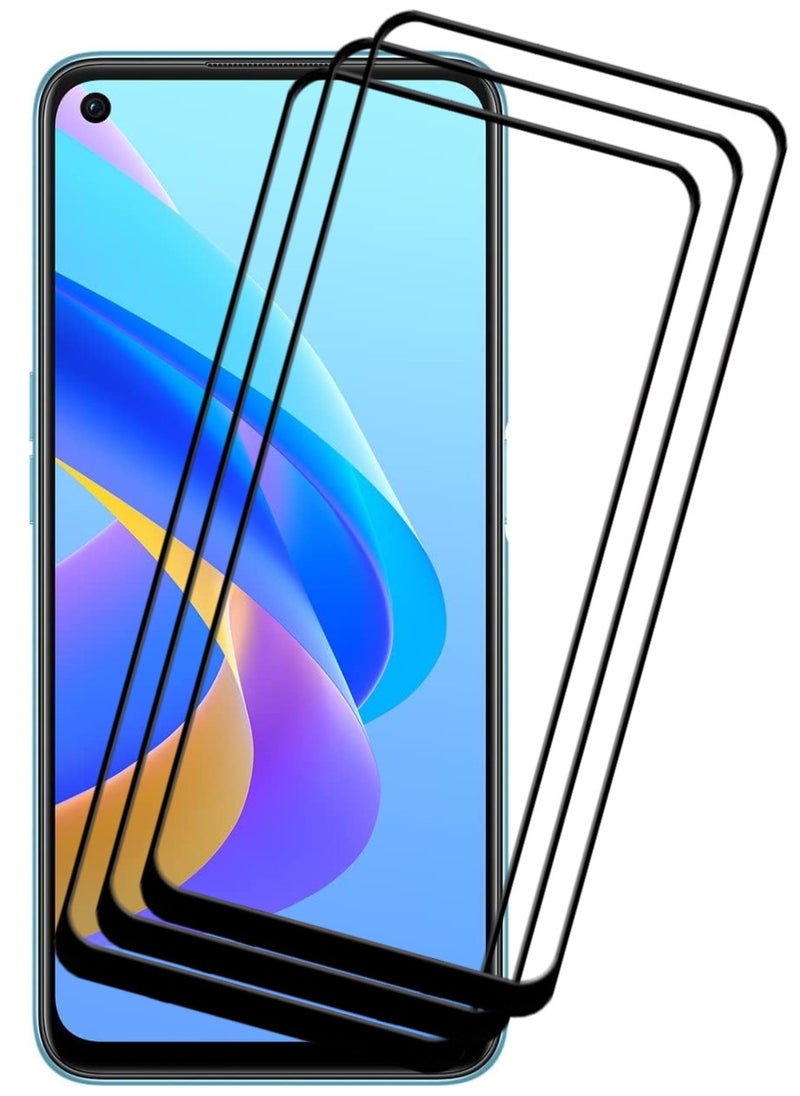 ACLIX 3 Pieces Antistatic ESD Dustproof Premium Quality High Definition Tempered Glass Screen Protector Designed For Oppo A76 - Image 1