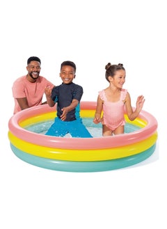 Generic John Adams Leisure 45-Inch Sunset Glow Pool – Inflatable Above-Ground Swimming Pool for Kids and Adults, Perfect for Outdoor Gardens, Backyards, and Summer Water Parties.  - Image 1