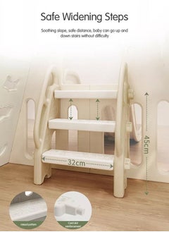 JSAITOYS Indoor Children Multifunctional Climbing Frame Plastic Slide and Swing for Kids  - Image 4