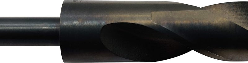 NACX 27mm(1-1/16 Inch) Reduced Shank Drill Bit, 1/2” Shank High Speed Steel Twist Drill Bit HSS 9341 for Aluminum Plate Copper Wood Stainless Steel - Image 3