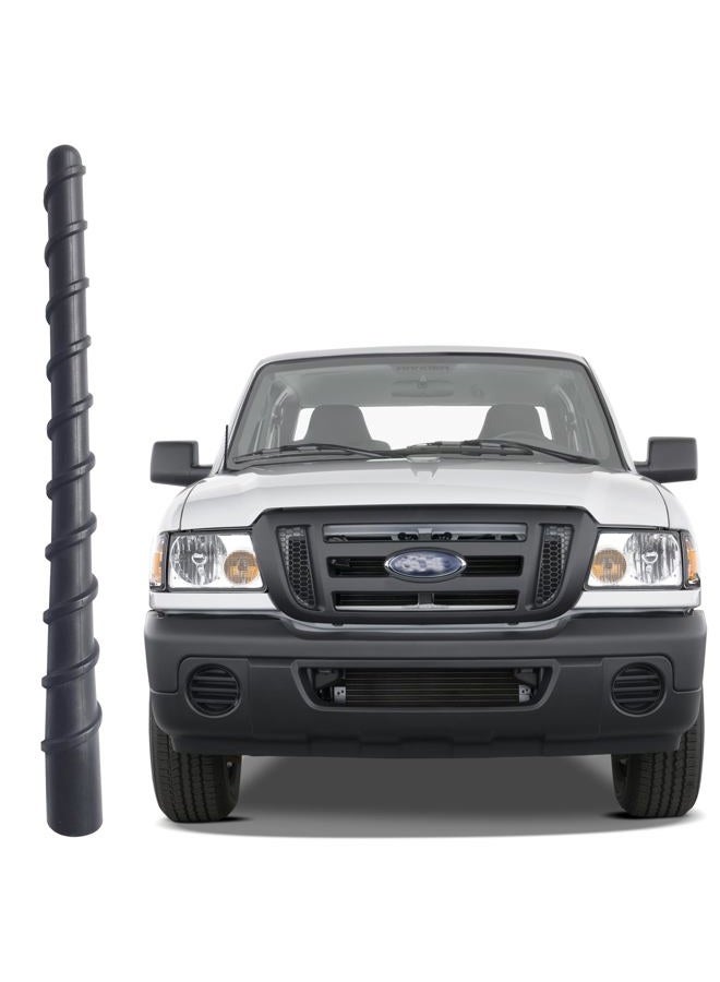 RooFox 7 Inch Flexible Spiral Rubber Car Antenna for Ford Ranger (1983-2012), Ford Ranger Antenna Replacement Mast - Image 1