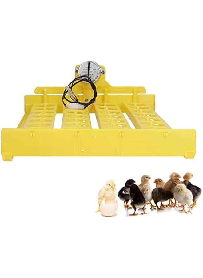 4W Digital Automatic Egg Turner Tray, 32 Eggs Plastic Tray 45° Swing Turning Hatcher for Chicken Goose, Universal Egg Racks Egg Incubator Turner Hatcher Brooder (12V)  - Image 4