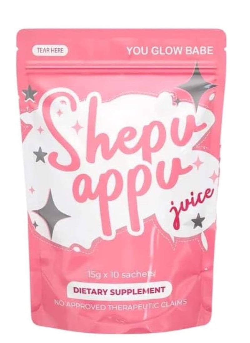 You Glow Babe You Glow Babe Shepu Appu  Juice 15 gm x 10 sachets  - Image 1