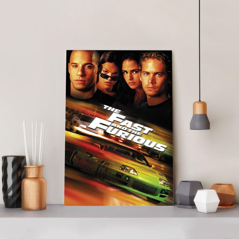 TNESSENTIAL The Fast and the Furious Movie Poster, Canvas Prints, Wall Art, Home Decor, Perfect Gift, Unframed - Image 3