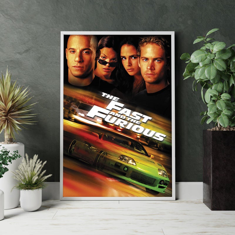 TNESSENTIAL The Fast and the Furious Movie Poster, Canvas Prints, Wall Art, Home Decor, Perfect Gift, Unframed - Image 2