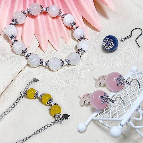 Heather's CF Antique Silver Spacer Bead Caps 600Pcs Bali Style Mixed Tibetan Silver Flower Beads Caps for Bracelet Necklace Earrings Jewelry Making Supplies Findings - Image 4