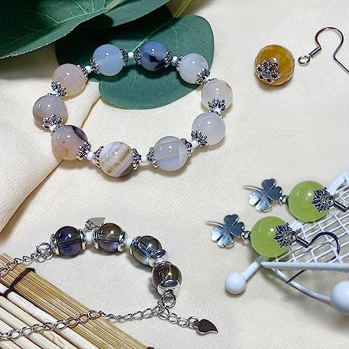 Heather's CF Antique Silver Spacer Bead Caps 600Pcs Bali Style Mixed Tibetan Silver Flower Beads Caps for Bracelet Necklace Earrings Jewelry Making Supplies Findings - Image 3