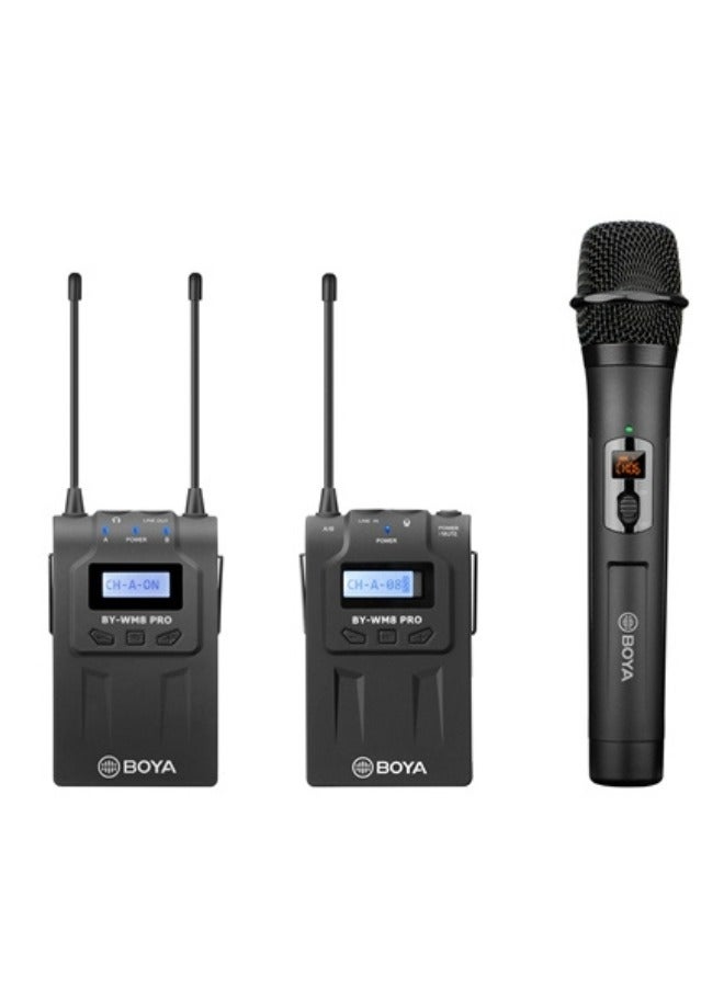 BOYA BY-WM8 PRO-K4 UHF DUAL-CHANNEL WIRELESS MICROPHONE SYSTEM - Image 2