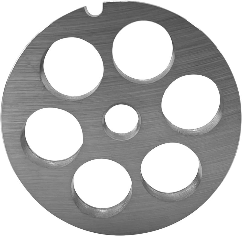 OUSTUE #12 Stainless Steel Meat Grinder Plate Discs Blades Compatible with FGA Food Chopper and Hobart, Cabelas, Weston, LEM, MTN Meat Grinders,Cutting Disks Heavy Duty (18/25 Hole Plate) - Image 1