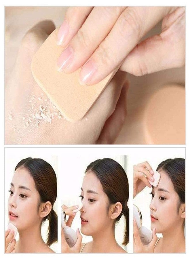 ساناينا مجموعة إسفنجات مكياج سونينا، 6 قطع، إسفنجات دائرية ناعمة لتوزيع كريم الأساس على الوجه والعينين، إسفنجات لتوزيع البودرة وأحمر الخدود، للاستخدام الجاف والرطب. - Image 4