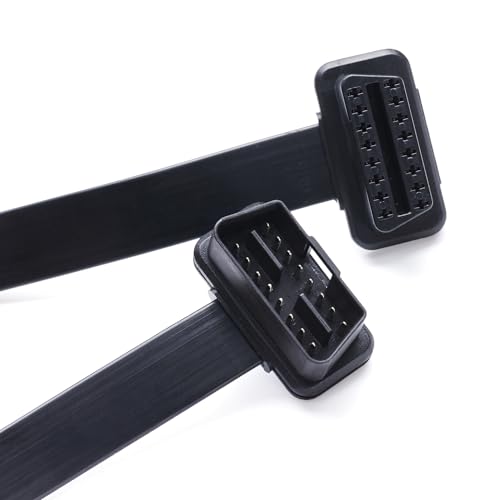 bbfly OBD2 Extension Cable, bbfly-A23 Low Profile OBD2 Splitter 16Pin Male to Female Port for GPS, Scan Tool and Code Reader (10FT/3M) - Image 2