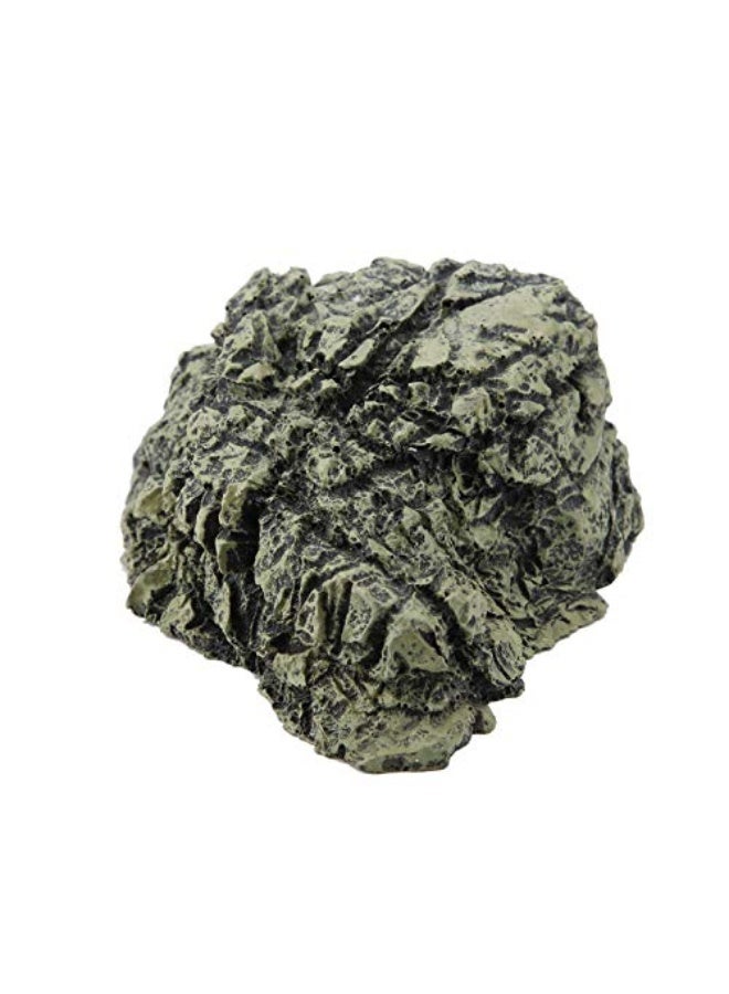 ماركة غير محددة كهف حوض السمك من ديير، منزل السلحفاة، كهف السلحفاة المشمس، ملجأ إخفاء السلاحف، موطن إخفاء الزواحف، كهف الأسماك، زينة حوض السمك للزواحف والضفادع والزواحف (متوسط)  - Image 2