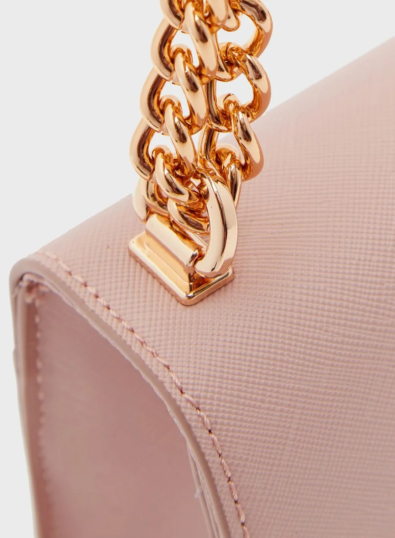 ALDO Sarse Push Lock Flap Over Crossbody