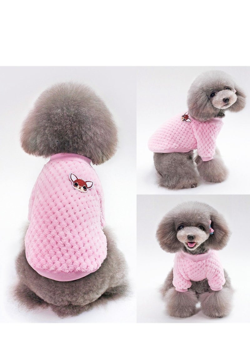 Loquat 4PCS Squality Fall And Winter Dog Clothes Multicolour - Image 4