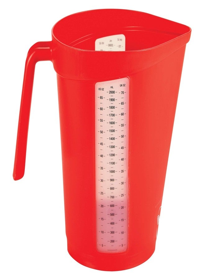 Vikan 60004 Vikan Measuring Jug-2 Liter Red - Image 1