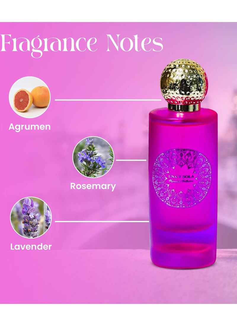 ROSEMOUNT B BRAG Rosemount UNA Y SOLA Eau De Parfum. Signature Collection Luxury Perfume 3.4 OZ Refined and Captivating Aroma for Women - Image 2