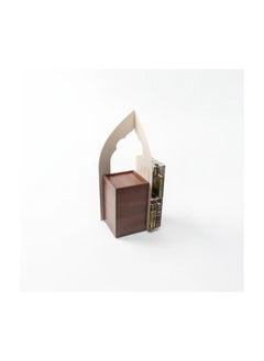 Furniture Factory Prayer Corner Organizer - Musky Wood - MDF - Brown - 42cm x 34cm x 104cm  - Image 3