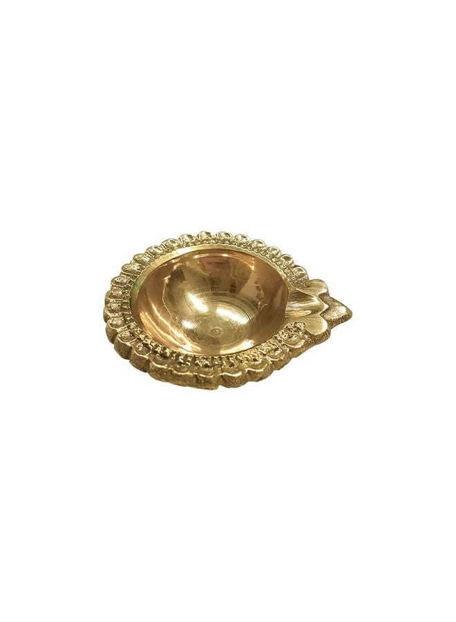 Shubhkart Nitya Brass Dhan Kuber Diya for Daily Puja & Festival Time (Pack of 6) Traditional Kuber Deepak for Home,Temples,Office, Festive Gifts|Unique Decorative Item(6.1cm Length x 4.2 Height) 180Gm - Image 4