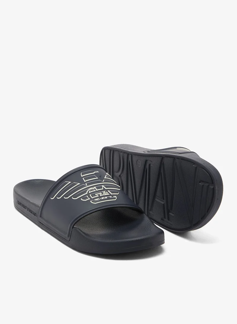 EMPORIO ARMANI  Casual Logo Slide for Men | Best Price UAE