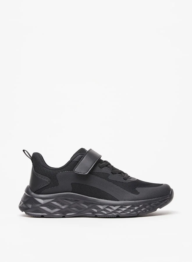 Oaklan by Shoexpress Boys Textured Sports Shoes with Hook and Loop Closure