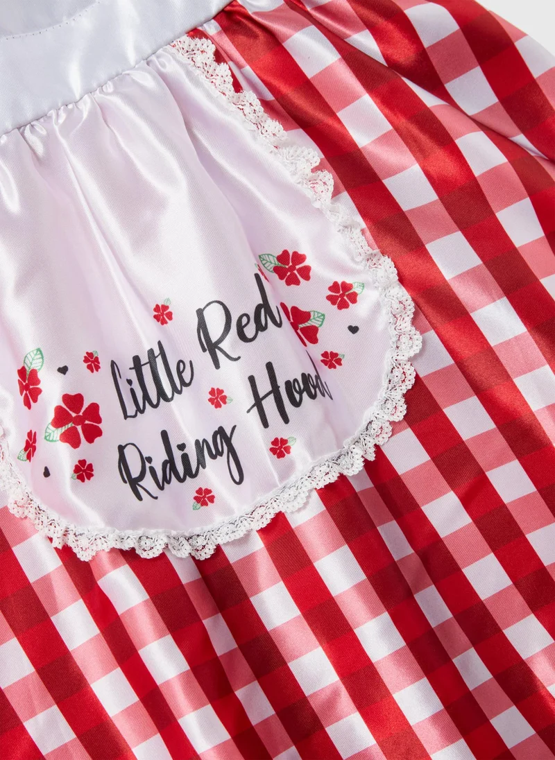 Matalan Kids Red Riding Hood Fancy Dress Costume