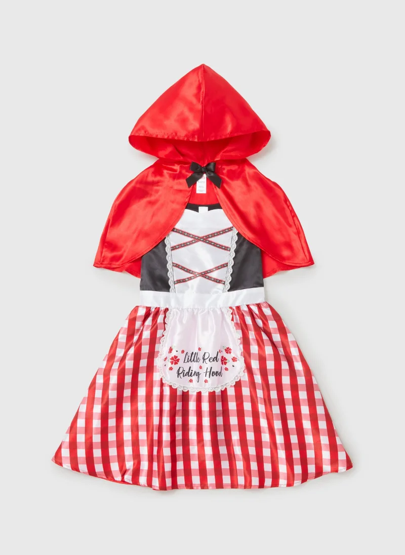 Matalan Kids Red Riding Hood Fancy Dress Costume