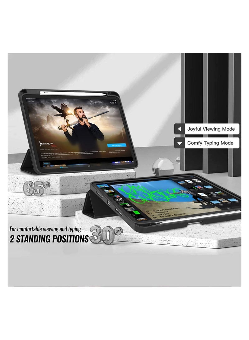 ELTRAZONE Touch ID and Auto Wake/Sleep Pencil Charging Case with Pencil Holder for iPad Pro 11 inch 2022(4th Gen)/2021(3rd Gen)/2020(2nd Gen) - Image 4
