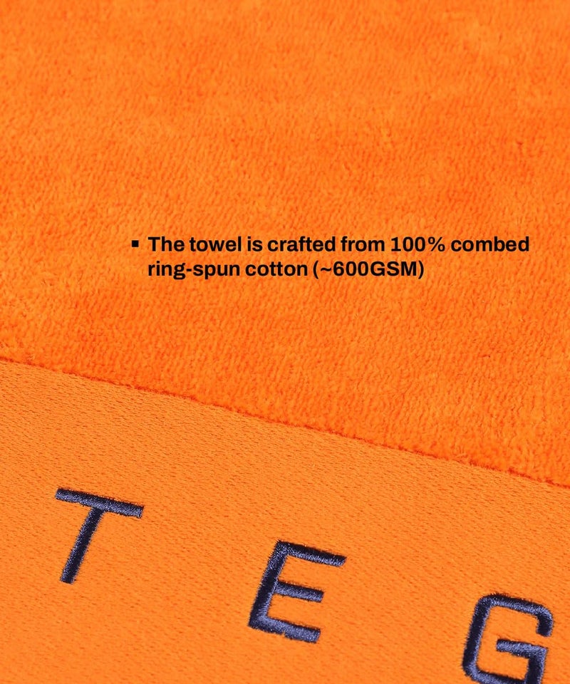 TEGO Fit Anti-Microbial Gym Towel | 600 GSM | Ringspun Cotton | Odour-Free, Super-Absorbent | for Gym, Sports & Equipment Protection | 30x16” | Hygiene Control - Image 4