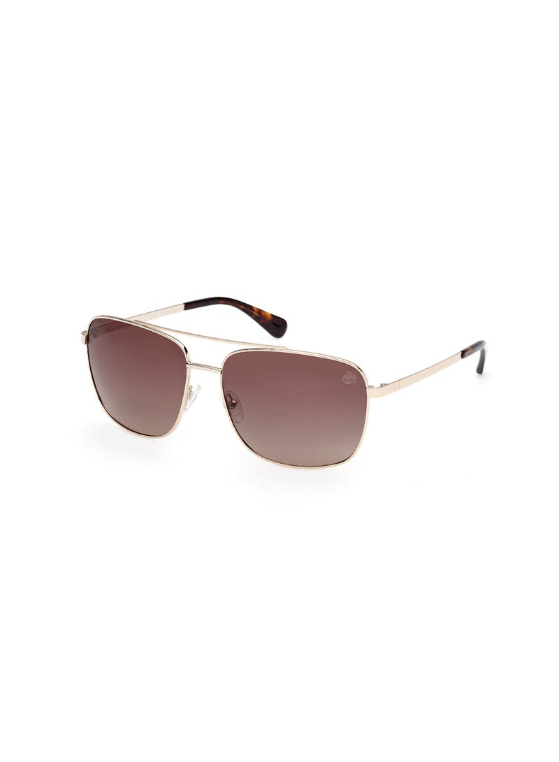 TIMBERLAND FULL RIM MALE NAVIGATOR GOLD METAL SUNGLASSES - Image 1
