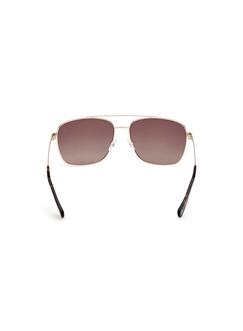 TIMBERLAND FULL RIM MALE NAVIGATOR GOLD METAL SUNGLASSES - Image 4