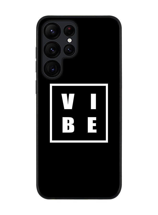 Stylizedd Rugged Black edge case for Samsung Galaxy S23 Ultra 5G Slim fit Soft Case Flexible Rubber Edges Anti Drop TPU Gel Thin Cover - Vibe - Image 1