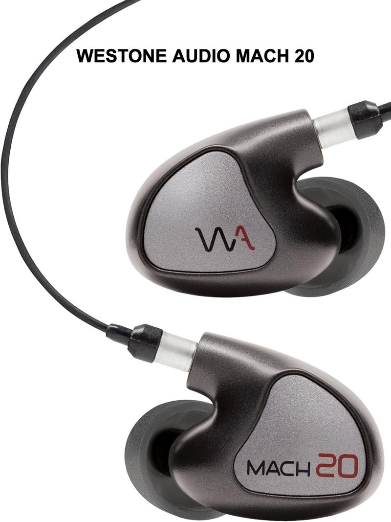 Westone Audio Mach 20 Universal Wired Iem, Dual Balanced Armature Drivers, Professional Musician Monitor Earphones - Image 1