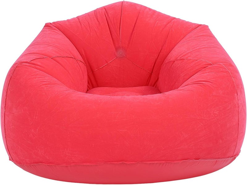 Affordable purchase options SUNGOOYUE Inflatable Lounge Chair Portable Flocking PVC Blow Up Sofa for Living Room Office Travel, Material (Red) Upgraded general material Budget friendly trendy design Multi-budget available picks Shock rubber edge Fine polished finish Foldable Cost effective fine quality Cross-material combo compatible Compact design Gulf climate tested upgraded quality Instant order available stock Widely used design Popular practical build Public demand affordable quality KSA stocked goods Easy transit optimized build Multiple options Cross product compatible Set product combo compatible Most item matching trendy design Heavy load resistant Hardened processed substance Globally popular elegant design Modern versatile shape - Image 3