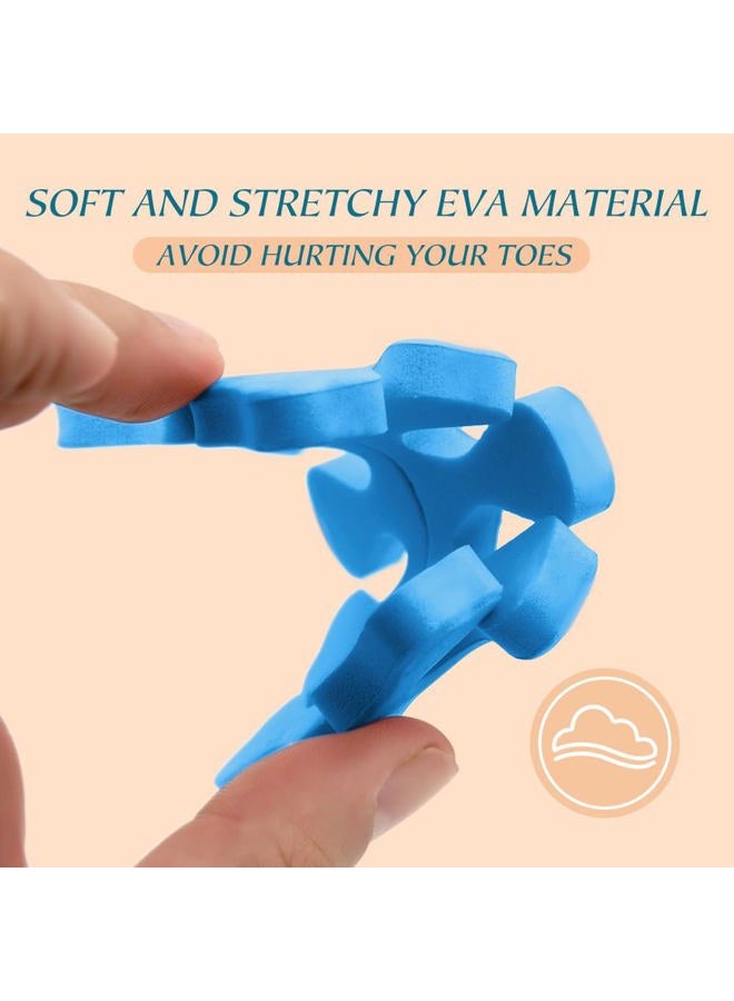 NOVAL Toe Separators Disposable Toe Separators Foam Bulk,200 PCS (100 Pairs) Toe Separators Pedicure for Nail Polish Nail Salon,for Women & Girls - Image 3