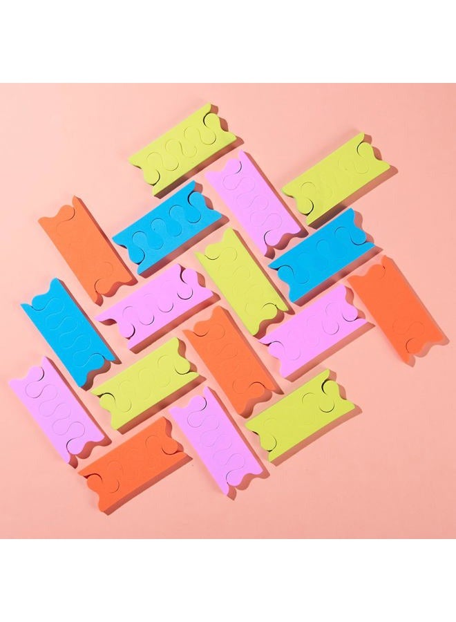 NOVAL Toe Separators Disposable Toe Separators Foam Bulk,200 PCS (100 Pairs) Toe Separators Pedicure for Nail Polish Nail Salon,for Women & Girls - Image 1