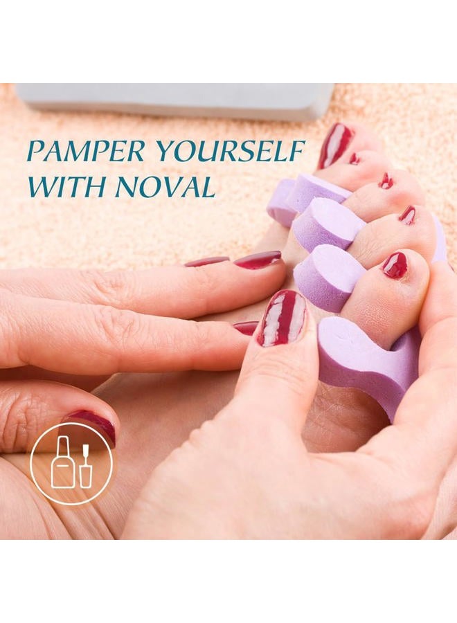 NOVAL Toe Separators Disposable Toe Separators Foam Bulk,200 PCS (100 Pairs) Toe Separators Pedicure for Nail Polish Nail Salon,for Women & Girls - Image 5