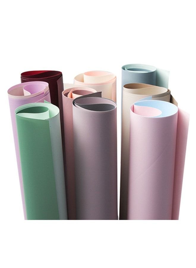 ZCM-HAPPY 40 Sheets Two-tone Gift and Bouquet Wrapping Paper 58x58cm  - Image 5