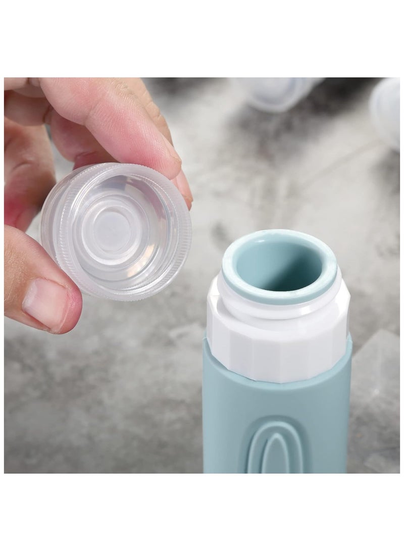 YelaJoy Travel Bottles for Toiletries, Tsa Approved 3oz Travel Size Containers BPA Free Leak Proof Refillable Liquid Silicone Squeezable Travel Accessories for Shampoo Conditioner Lotion (4 Pack) - Image 3