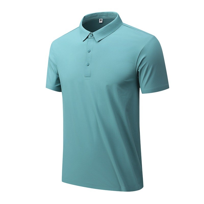 2026 Sports Clothing Moisture-Wicking Polo Summer Short-Sleeved Loose Business Lapel Cultural Shirt Custom Printed with Logo - Image 1