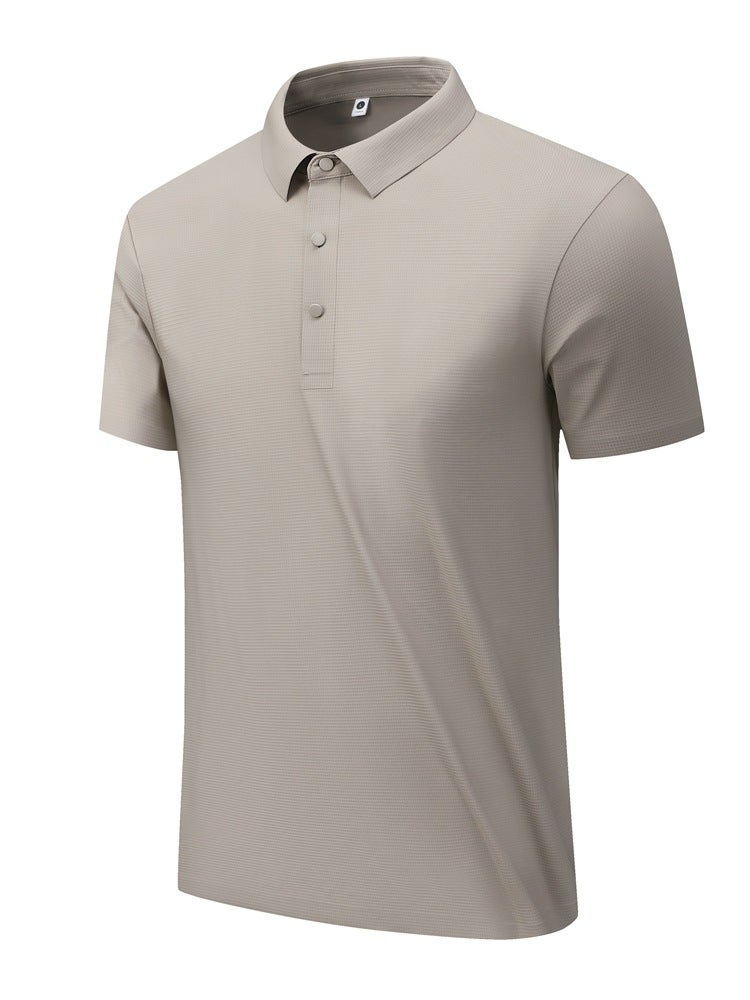 2026 Sports Clothing Moisture-Wicking Polo Summer Short-Sleeved Loose Business Lapel Cultural Shirt Custom Printed with Logo - Image 2