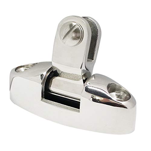 NRC&XRC Pair of Marine Grade 316 Stainless Steel Boat Bimini Top Deck Hinge Swivel Mount - Image 4