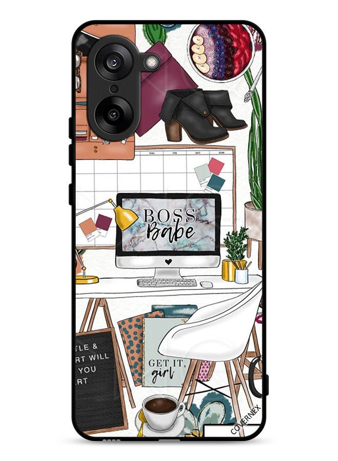 Covernex OnePlus Nord CE5 Protective Case Cover Boss Babe Art Clip