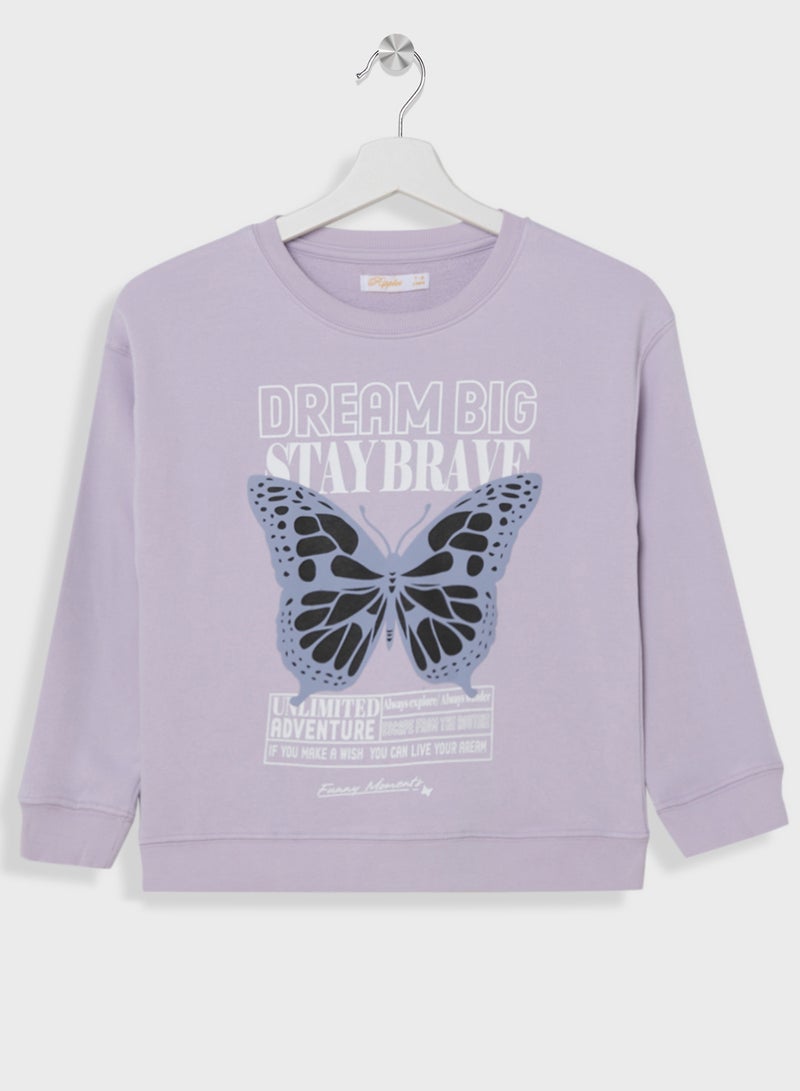 Ripples Girls Sweatshirts - Image 1