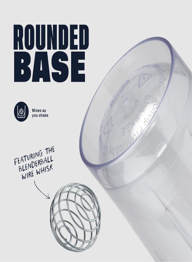 بليندر بوتل زجاجة خلط BlenderBottle Pro Series مثالية لمشروبات البروتين ومكملات ما قبل التمرين، سعة 24 أونصة، أسود/شفاف - Image 3