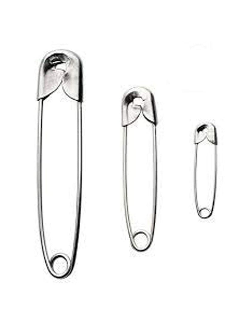 DIY Crafts DIY Crafts CTDIYHI51981 3 Different Size 543822mm Safety Pins Set Durable RustResistant Nickel Plated Steel SetKit Design No  - Image 1
