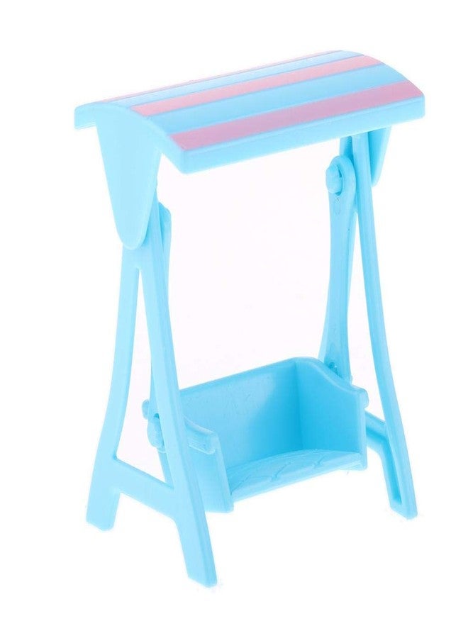 FRECI 1/12 Dollhouse Miniature Beach Accessories Lounge and Swing Set Fairy Garden Kits - Image 4