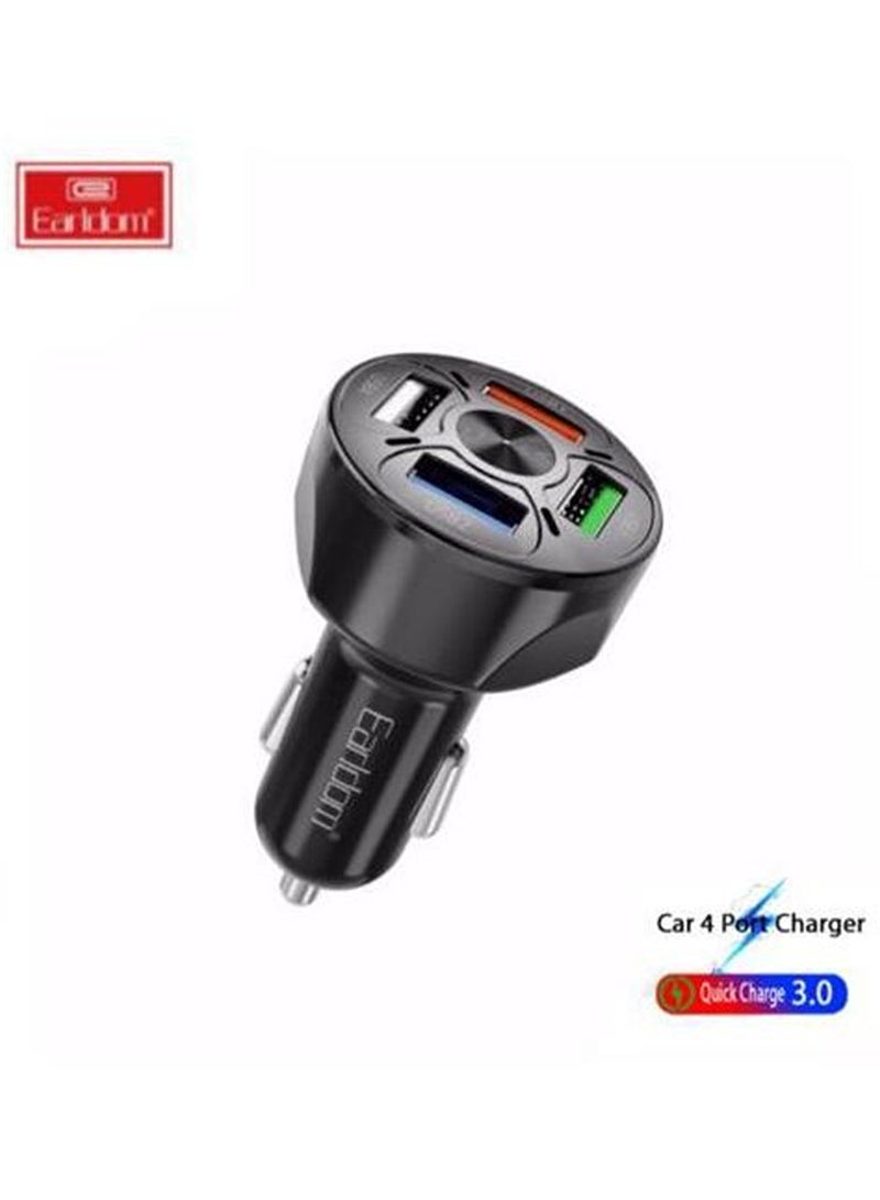 Earldom CC32 Quick Car Charger 3.1A With LED 4 USB PORTS